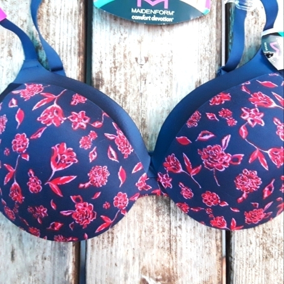 Maidenform Floral T Shirt Bra 34D - Picture 2 of 7